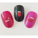 Décor 3D Gant Rouge Cristaux 1 pcs  - manucure ongles et nail art 