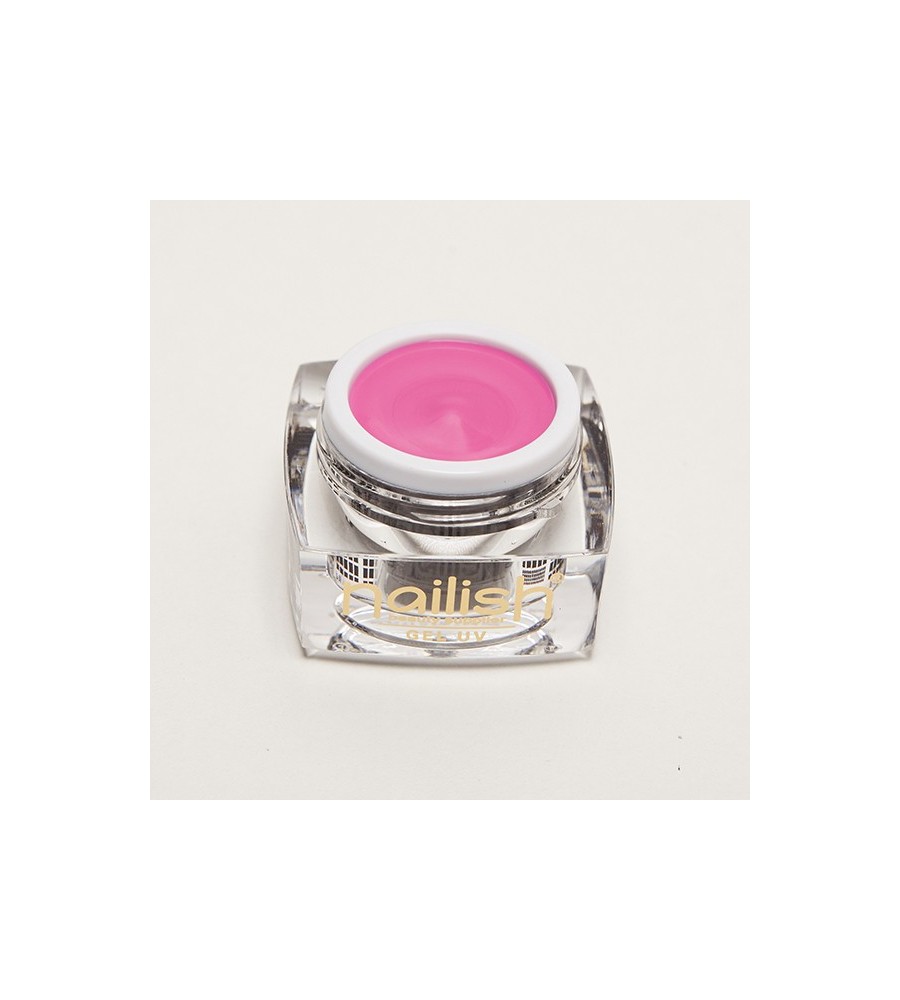 Gel Couleur UV/LED Dark Pink Nailish 5ml pour manucure ongles et nail art en gel uv. 