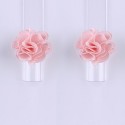 Décor 3D Fleur Aimant Tissu Rose 1 pcs