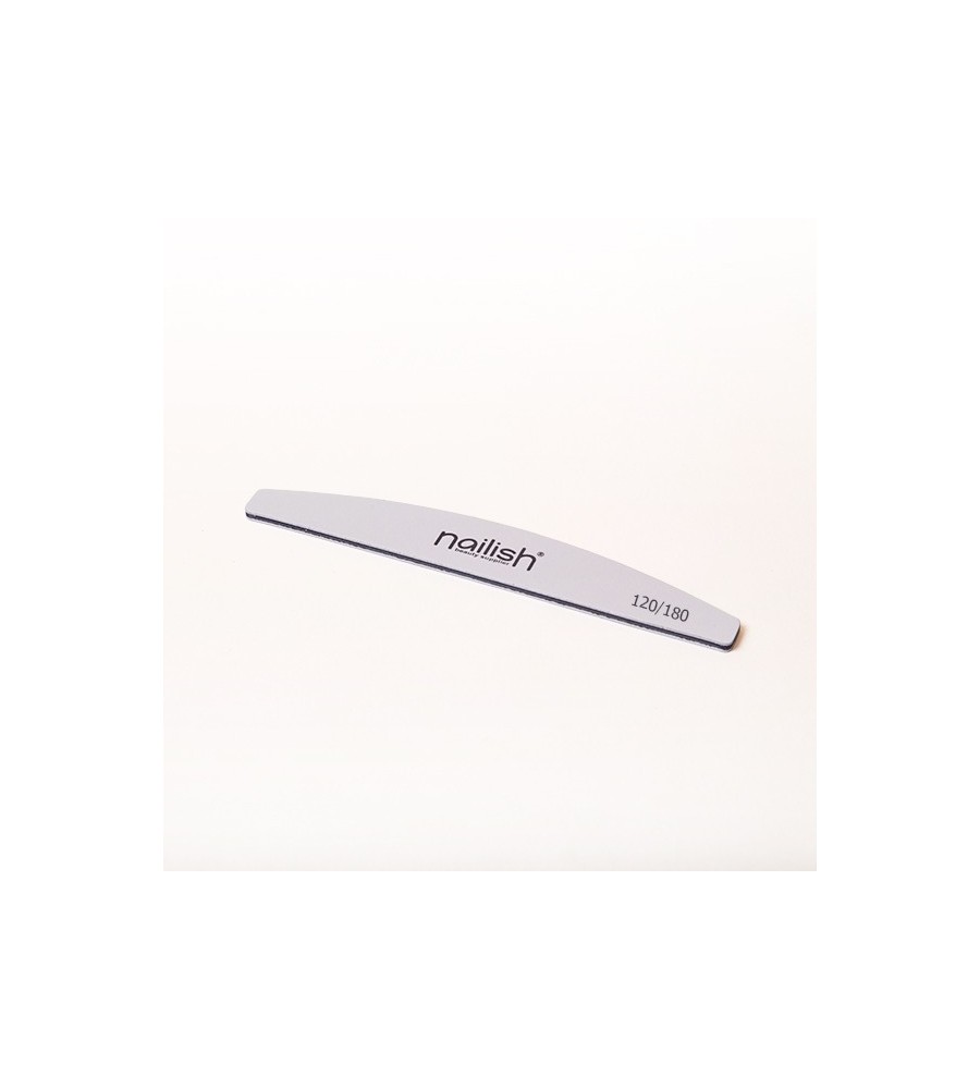Lime Demi-lune White 120/180 pour manucure ongles et nail art en gel uv.