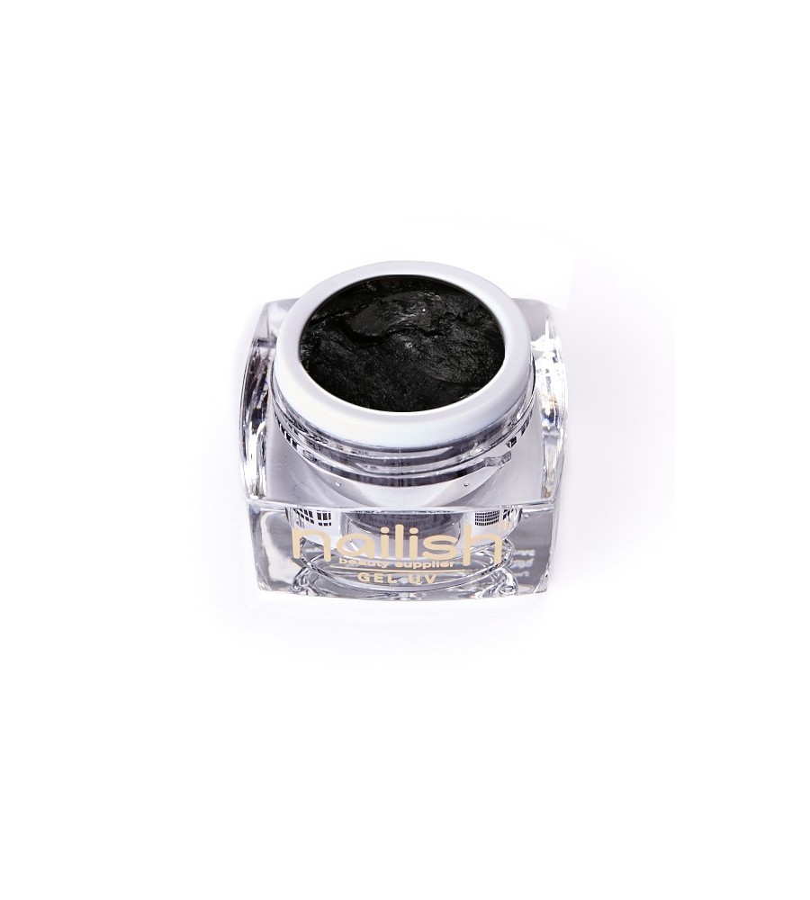 Gel UV/LED PlastArt Nailish Black 5 ml manucure ongles et nail art en gel uv