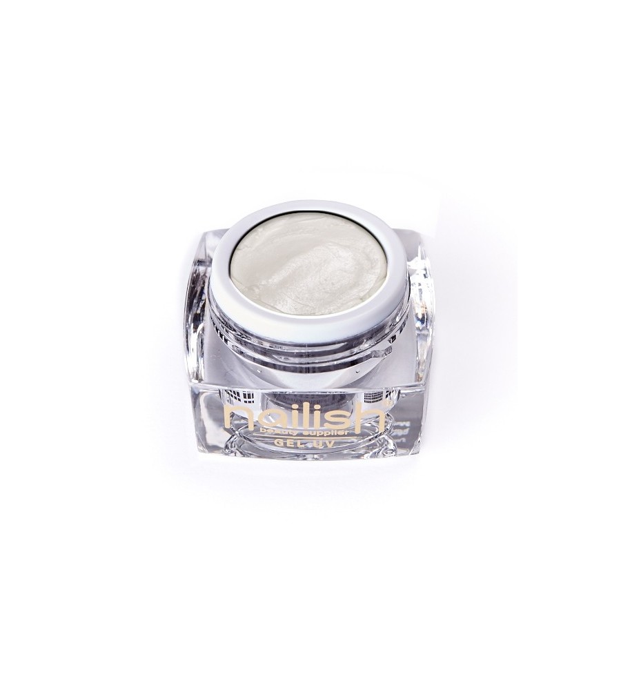 Gel UV/LED PlastArt Nailish Pearly White 5 ml manucure ongles et nail art en gel uv