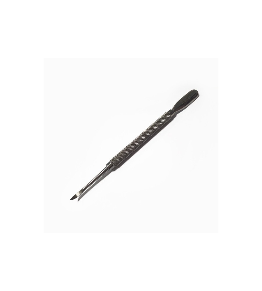 pousse cuticule metal nailish double avec pointe courbe