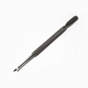 pousse cuticule metal nailish double avec pointe courbe