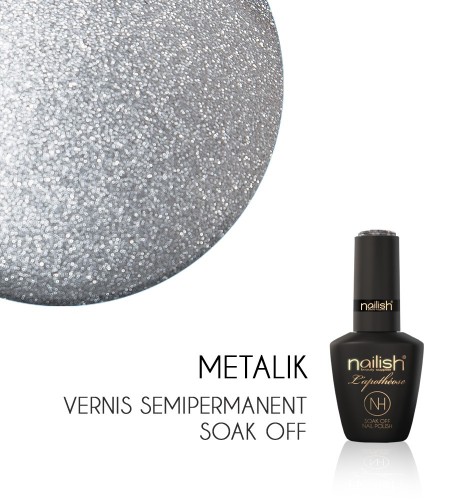 Vernis Semi Permanent UV / LED Metalik Nailish Apothéose