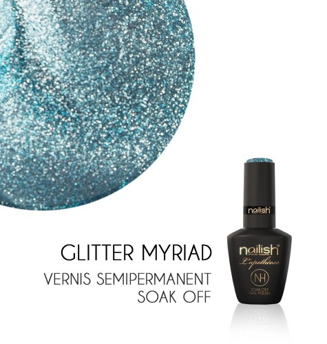 Vernis Semi Permanent UV / LED Glitter Myriad L'apothéose