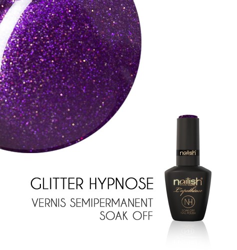 Vernis Semi Permanent UV / LED Glitter Hypnose Nailish