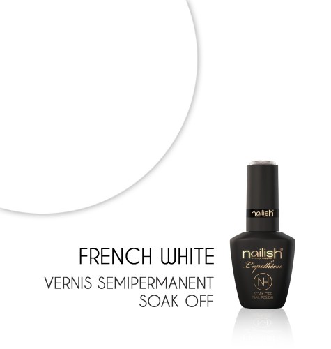 Vernis Semi Permanent UV / LED FRENCH WHITE L'apothéose Nailish