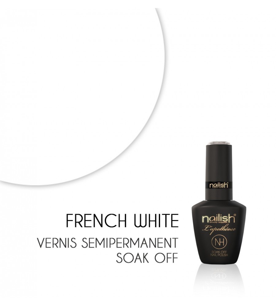 Vernis Semi Permanent UV / LED FRENCH WHITE L'apothéose Nailish