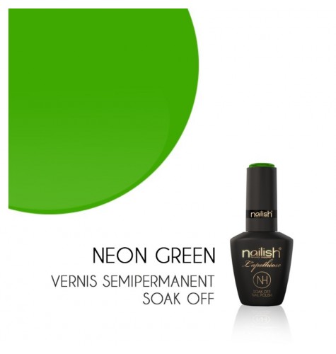 Vernis Semi Permanent UV/LED Néon Green L'apothéose Nailish