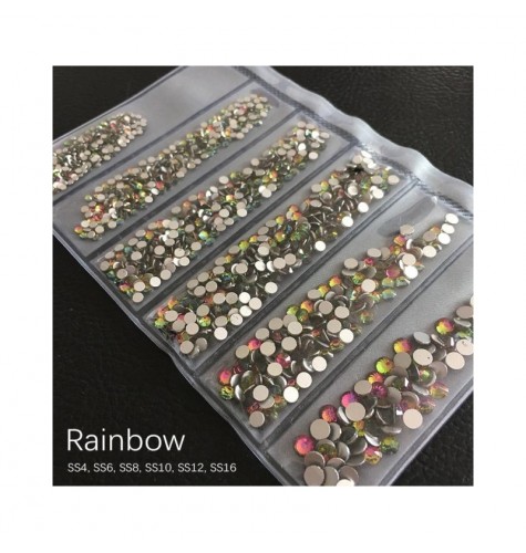 STRASS MIX RAINBOW DIFFERENTS TAILLES 1300 PCS