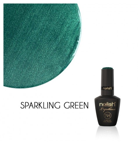 Vernis Semi Permanent  UV / LED Sparkling Green L'Apothéose Nailish