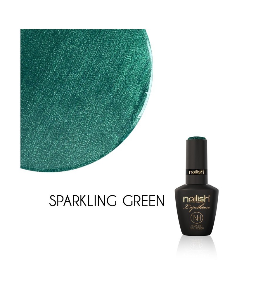 Vernis Semi Permanent  UV / LED Sparkling Green L'Apothéose Nailish
