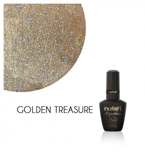 Vernis Semi Permanent UV / LED Golden Treasure L'Apothéose Nailish