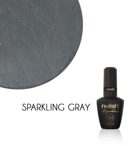 Vernis Semi Permanent UV / LED Sparkling Gray L'apothéose Nailish