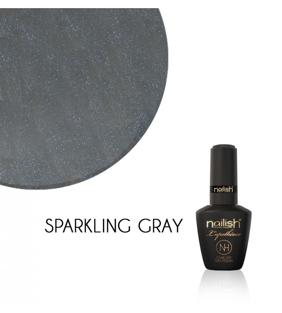 Vernis Semi Permanent UV / LED Sparkling Gray L'apothéose Nailish