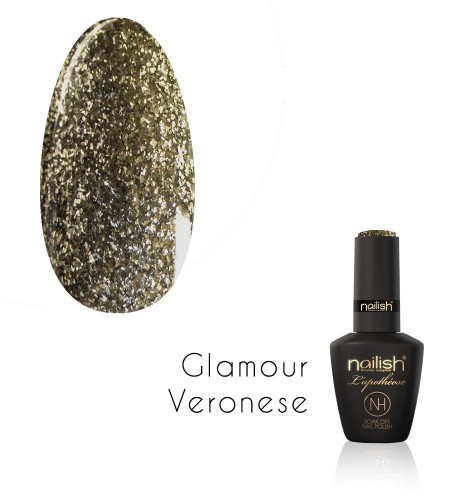 Vernis Semi Permanent UV / LED Glamour Veronese L'apothéose Nailish