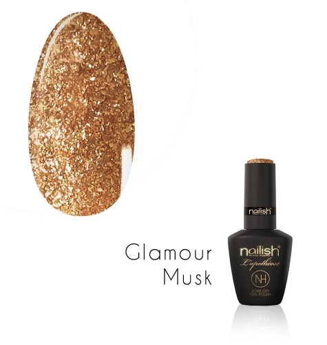 Vernis Semi Permanent UV / LED Glamour Musk L'apothéose Nailish