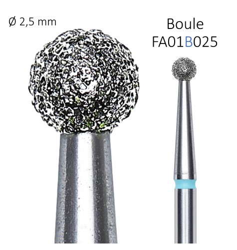 Embout Diamant Staleks Boule Bleu FA01B025