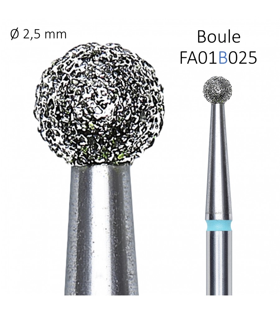 Embout Diamant Staleks Boule Bleu FA01B025