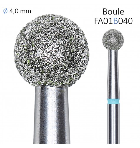 Embout Diamant Staleks Boule Bleu FA01B040