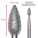 Embout Diamant Staleks Goutte Rouge FA40R023/5