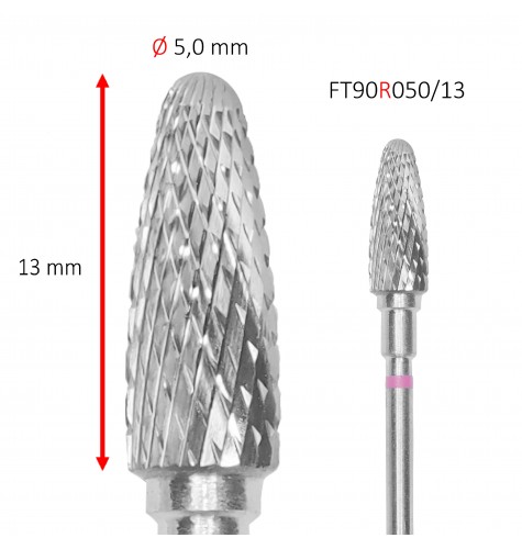 Embout Carbure Staleks Rouge FT90R050/13