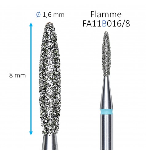 Embout Diamant Staleks Flamme Bleu FA11B016/8