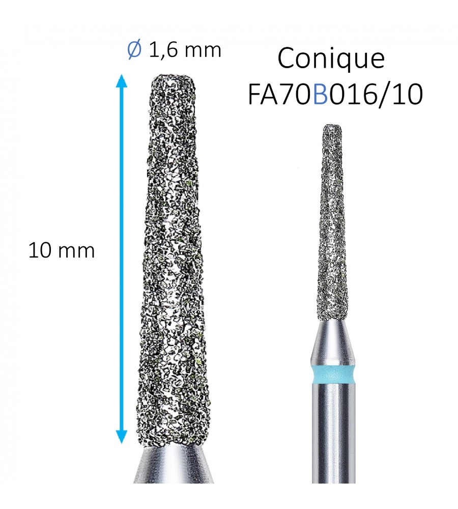 Embout Diamant Staleks Conique Bleu FA70B016/10