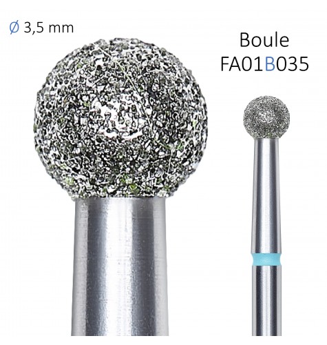 Embout Diamant Staleks Boule Bleu FA01B035