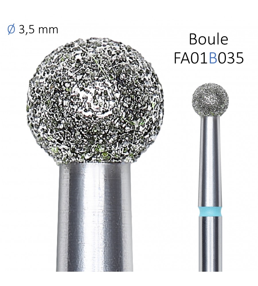 Embout Diamant Staleks Boule Bleu FA01B035