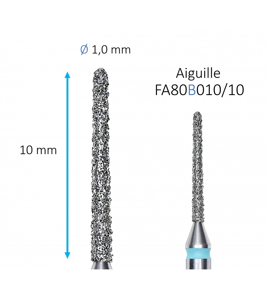 Embout Diamant Staleks Aiguille Bleu FA80B010/10