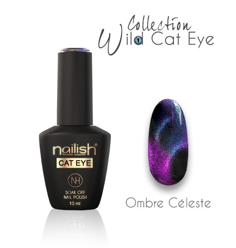 Vernis Semi Permanent Cat Eye Ombre Céleste